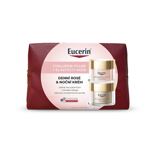 EUCERIN Hyaluron-Filler + Elasticity Rosé Vianočná kazeta