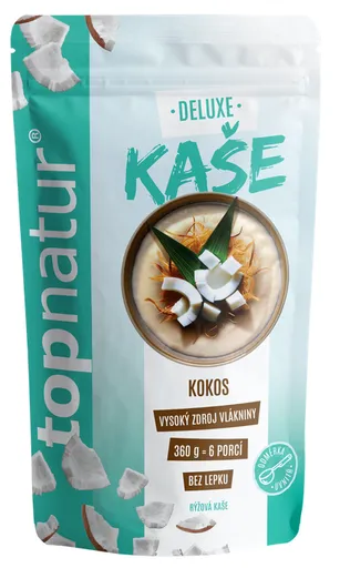 topnatur DELUXE KAŠA Kokos instantná ryžová mliečna kaša 1 x 360 g
