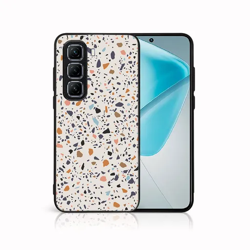 MY ART Ochranný kryt pre Infinix Hot 50 5G BEIGE TERRAZZO (162)