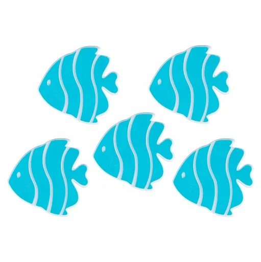 WENKO Protišmykové podložky do vane fish 5 kusov