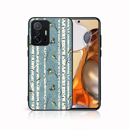 MY ART Kryt s vianočným dizajnom Xiaomi 11T / 11T Pro BIRCH (072)