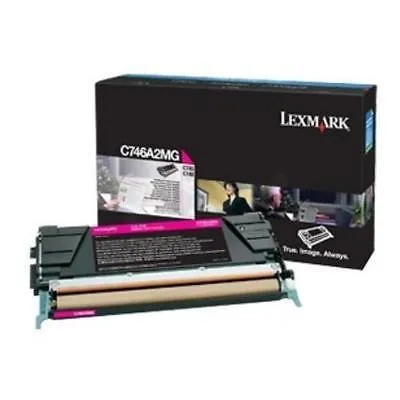 Lexmark C746A3MG purpurová (magenta) originálny toner
