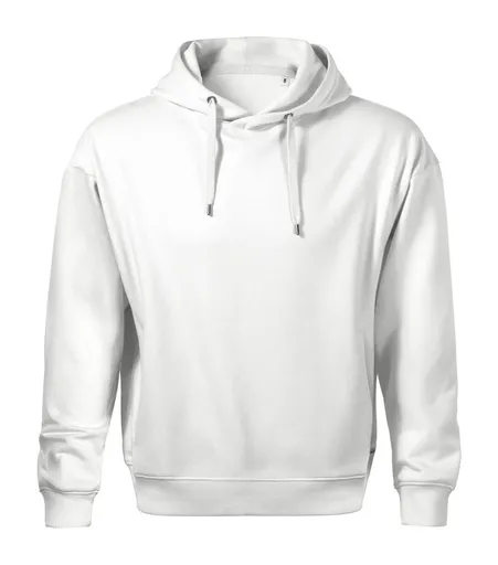 MALFINI Pánska mikina Moon - Biela | 2XL