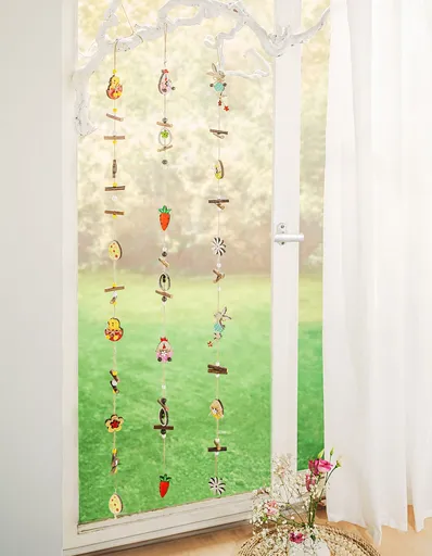 Weltbild Dřevěná girlanda Jaro, sada 3 ks