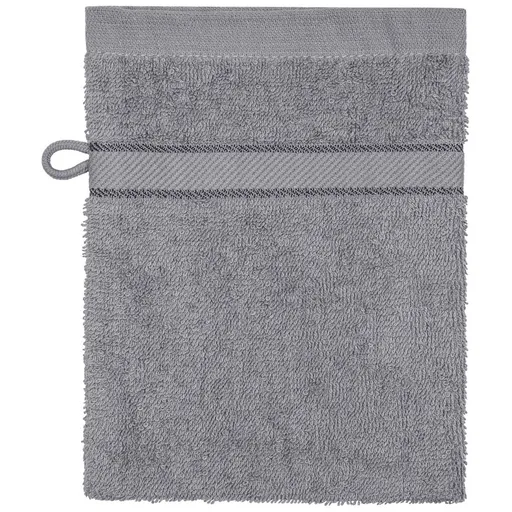 Myrtle Beach (Daiber) Umývacia froté žinka MB435 - Strieborná | 15 x 21 cm