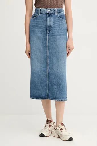 Rifľová sukňa Tommy Hilfiger