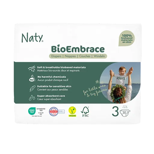 ECO BY NATY Bioembrácia midi 4-9 kg 30 kusov