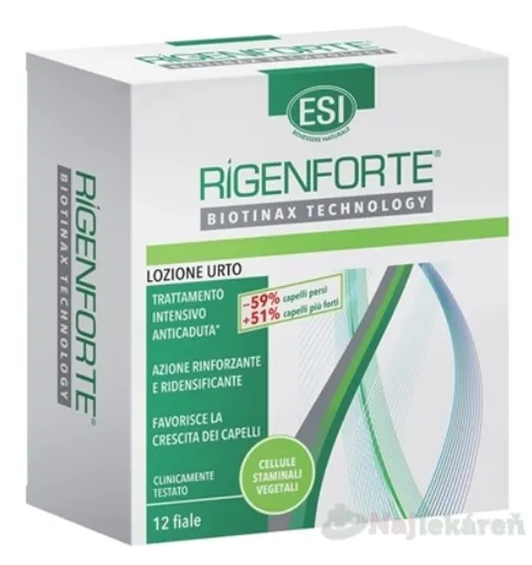 ESI RIGENFORTE Rast vlasov ampulky 12ks