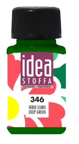 MAIMERI IDEA STOFFA - Farby na textil 346 - deep green, 60 ml