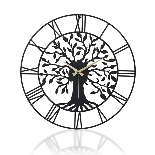 Nástenné hodiny Vita - Black - 1, 41 x 41 cm