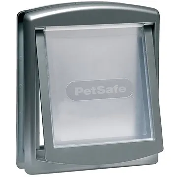PetSafe Dvierka Staywell 757, strieborné, veľkosť M (5011569003864)