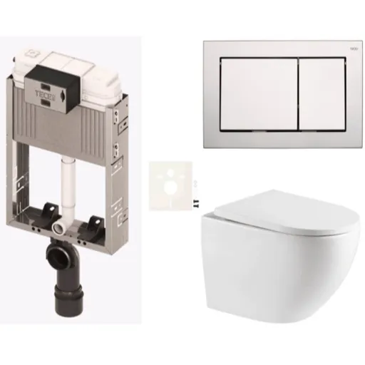 Závesný wc set na zamurovanie SAT SIKOTZTOR67CR