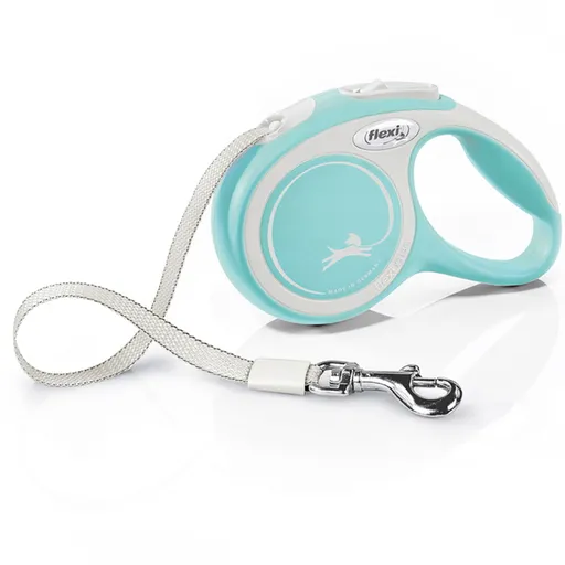 FLEXI New Comfort vodítko pre psov pásik svetlo modrá 1 ks, Veľkosť vodítka: S - 5 m