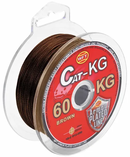 Wft splietaná šnúra cat-kg exact brown 0,50 mm 60 kg - 270 m