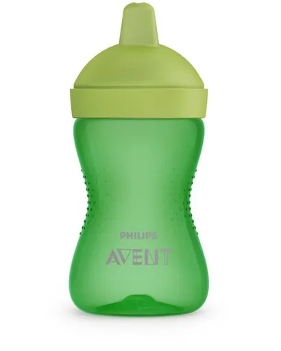 Avent hrnček Grippy s tvrdým náustkom 300ml zelená,Philips AVENT Hrnček 300 ml Grippy s tvrdým náustkom chlapec