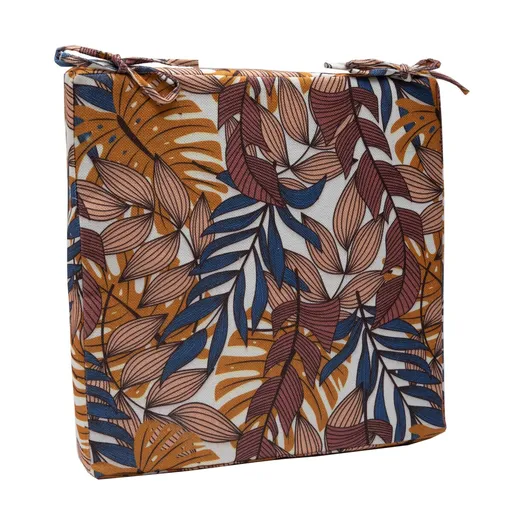 Súprava 2 sedákov na stoličku s potlačou listov