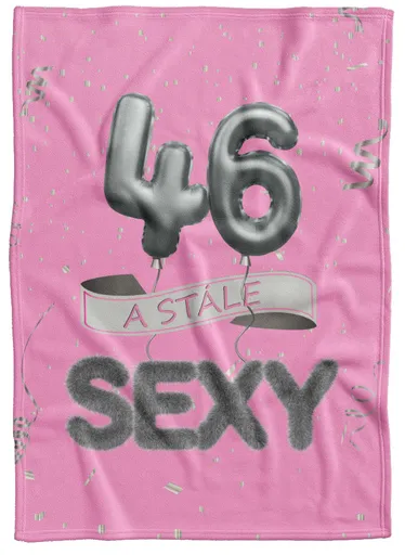 Deka Stále sexy – Ružová (vek: 46, Podšitie baránkom: NE)