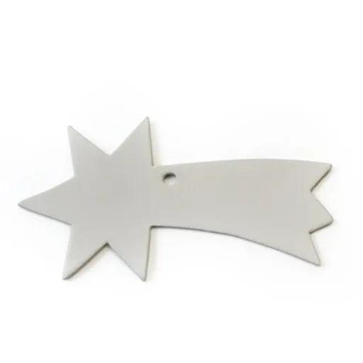 Svetlosivá vianočná ozdoba kométa 619-1214-20