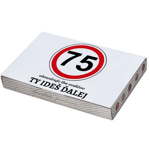 Bonboniera Ty ideš ďalej (vek: 75)