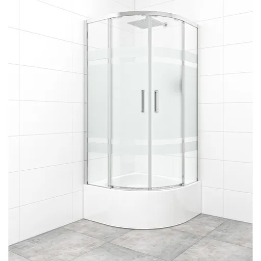 Sprchový kút štvrťkruh 90x90 cm SAT TEX SIKOTEXS90CRS170