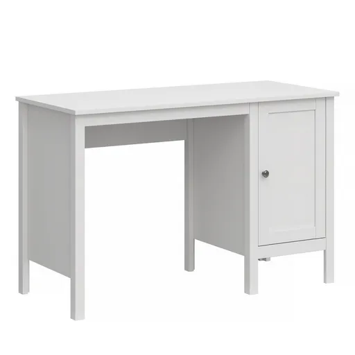 Písací stôl OLJE, biela