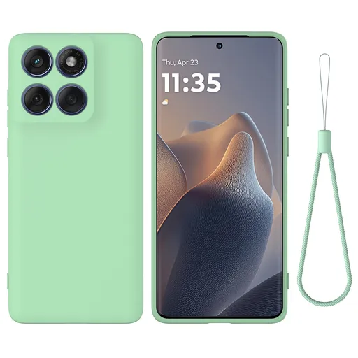 RUBBER Ochranný obal pre Motorola Moto G57 Power zelený