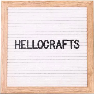 GOLD BABY Letterboard, 360 písmen, biela (0712221439186)