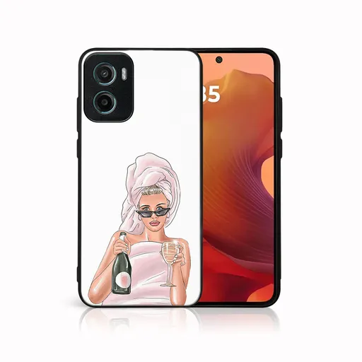 MY ART Ochranný kryt pre Motorola Moto G05 / Moto E15 CHAMPAGNE (134)