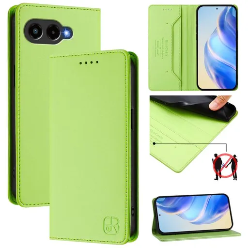 RINA Zaklápacie puzdro pre T Phone 3 svetlozelené