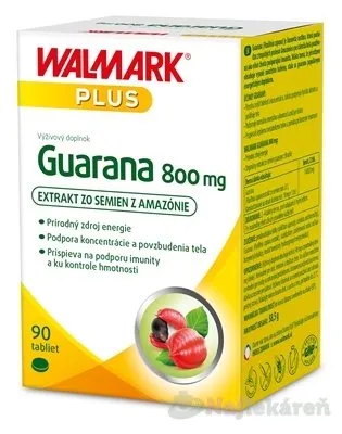 WALMARK Guarana 800 mg, tbl 1x90 ks