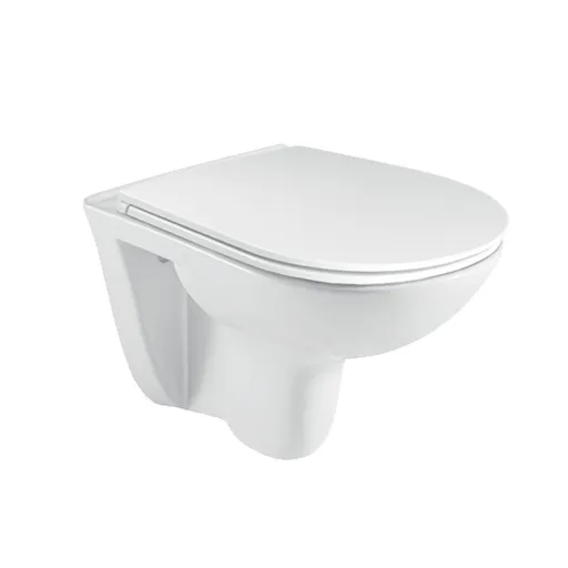 Mereo WC závesné, RIMLESS, 530x355x360, keramické, vr. sedátka CSS124 VSD81S2