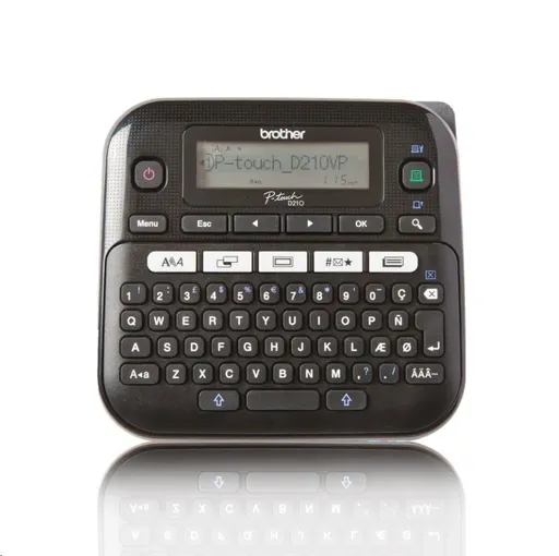 BROTHER tlačiareň štítkov PT-D210VP - 12mm, pásky TZe v kufríku - popisovač