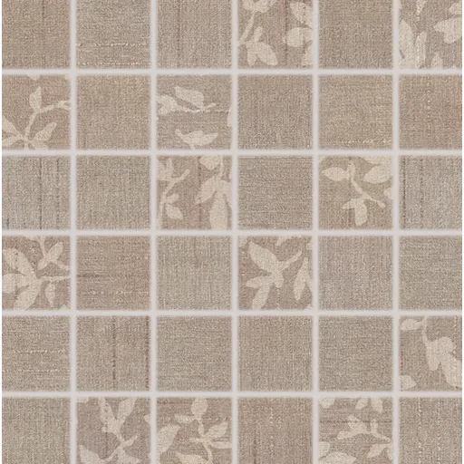Mozaika Rako Textile hnedá 30x30 cm mat WDM05103.1