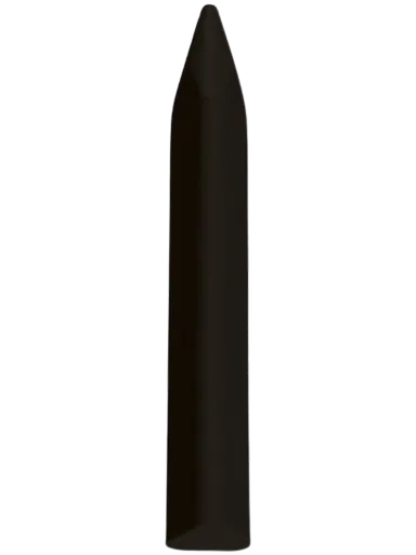 JOVI - Voskovky trojhranné čierna (97310) 12 ks