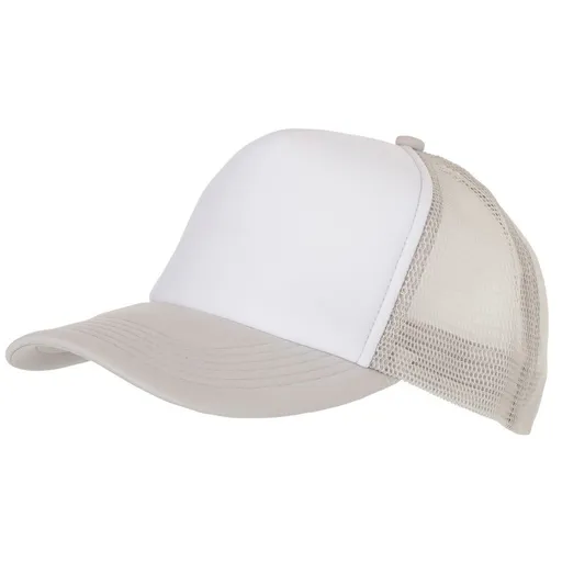 Myrtle Beach (Daiber) 5 panelová šiltovka MB070 - Biela / svetlošedá | uni