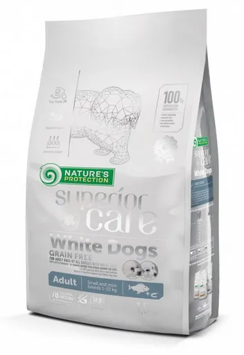 Natures Protection Superior care white dog GF adult white fish small