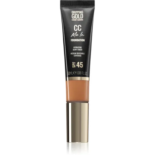 Dripping Gold CC Me In ľahký make-up SPF 45 odtieň Chestnut 8.5 32 ml