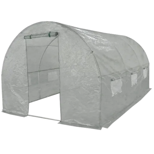Fóliovník záhradný 300 x 200 x 200 cm, biela plachta, 300 x 200 x 200 cm