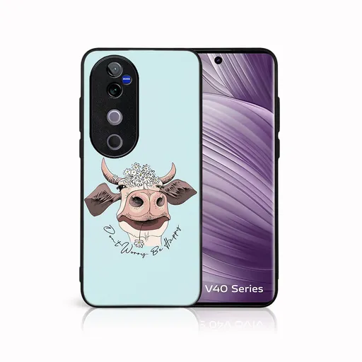 MY ART Ochranný kryt pre Vivo V40 5G HAPPY COW (181)