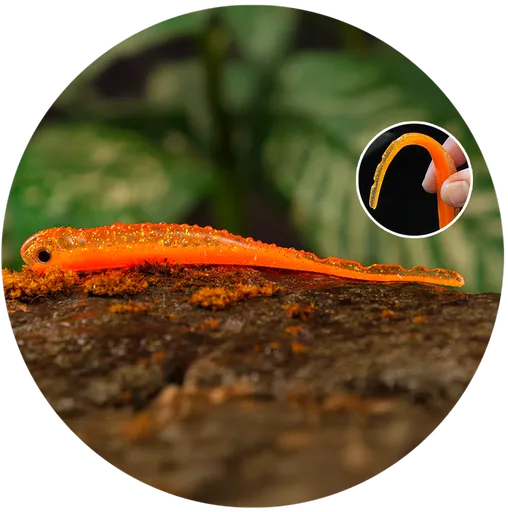 Redbass smáčik big snake orange g uv color - 15,5 cm 11 g