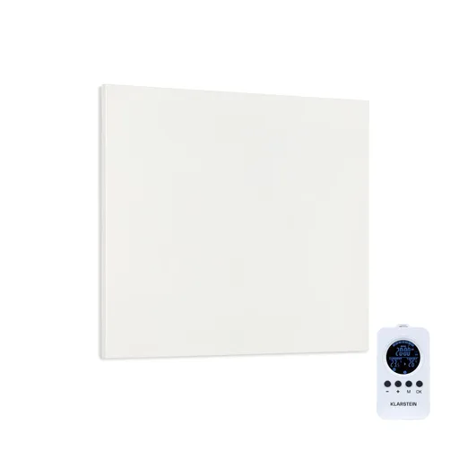 Klarstein Wonderwall Air Infinite, infračervený ohrievač, 60 x 50 cm, 300 W, na stenu, diaľkový ovládač, biely