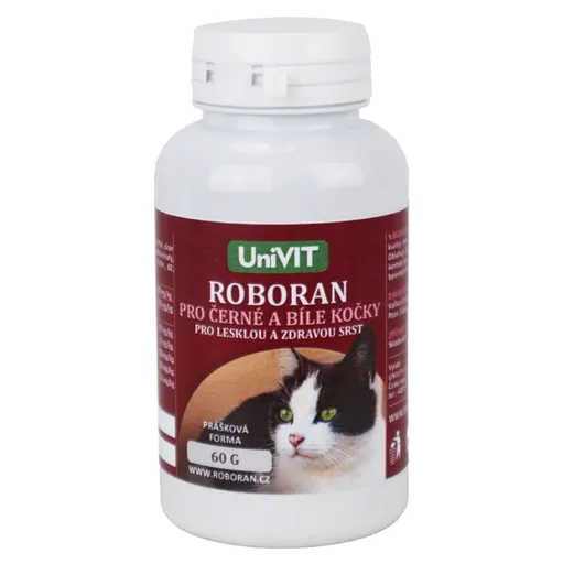 ROBORAN H pre čierne a biele mačky prášok 60 g