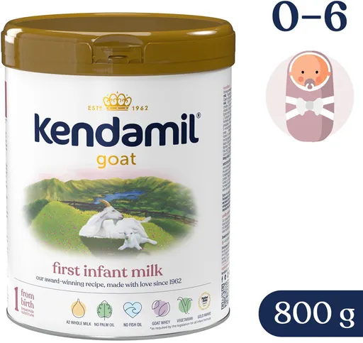 Kendamil Kozie dojčenské mlieko 1 DHA+ (800 g) (5056000503855)