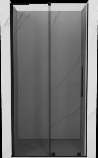 MEXEN/S - Velar L posuvné sprchové dvere 110, grafit, čierna 871-110-003-41-70