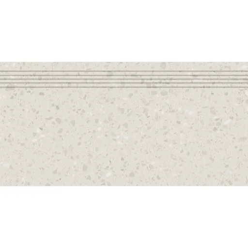 Schodovka Rako Porfido béžová 30x60 cm mat / lesk DCPSE813.1