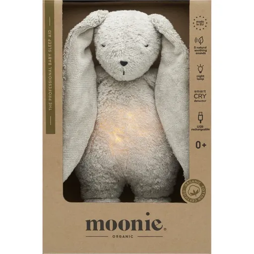 Moonie The Humming Friend 2.0 Organic Grey uspávačik s melódiou 1 ks