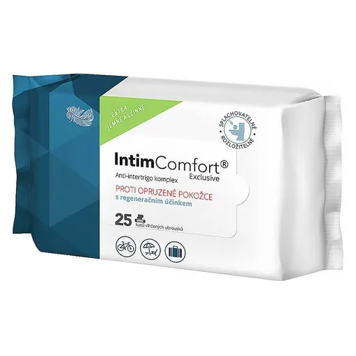 INTIM COMFORT Anti-intertrigo vlhčené obrúsky 25 ks