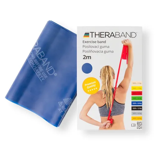 THERA-BAND Posilňovacia guma modrá - extra silná 2 m
