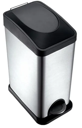 Nerezový nášľapný odpadkový kôš TORO 15l