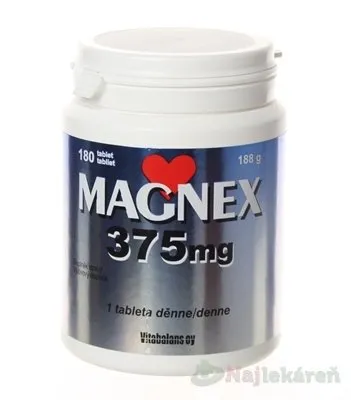 Vitabalans MAGNEX 375 mg 180 tabliet